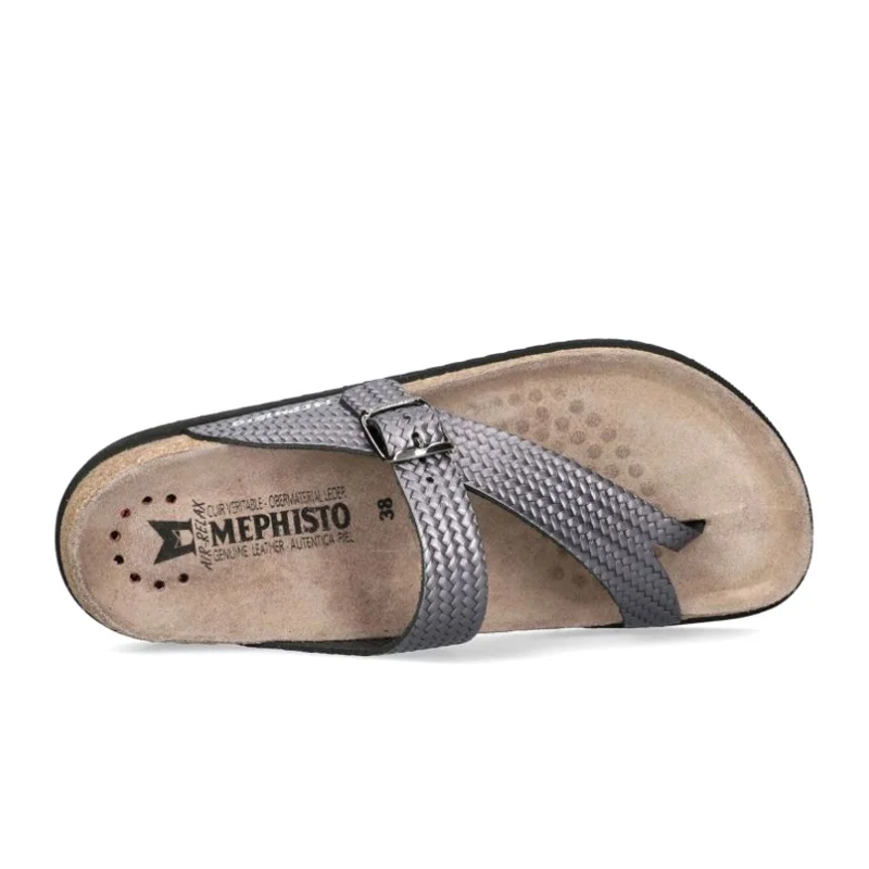 Mephisto Helen Plus Sandal (Women) - Grey Twist