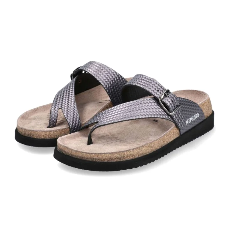 Mephisto Helen Plus Sandal (Women) - Grey Twist