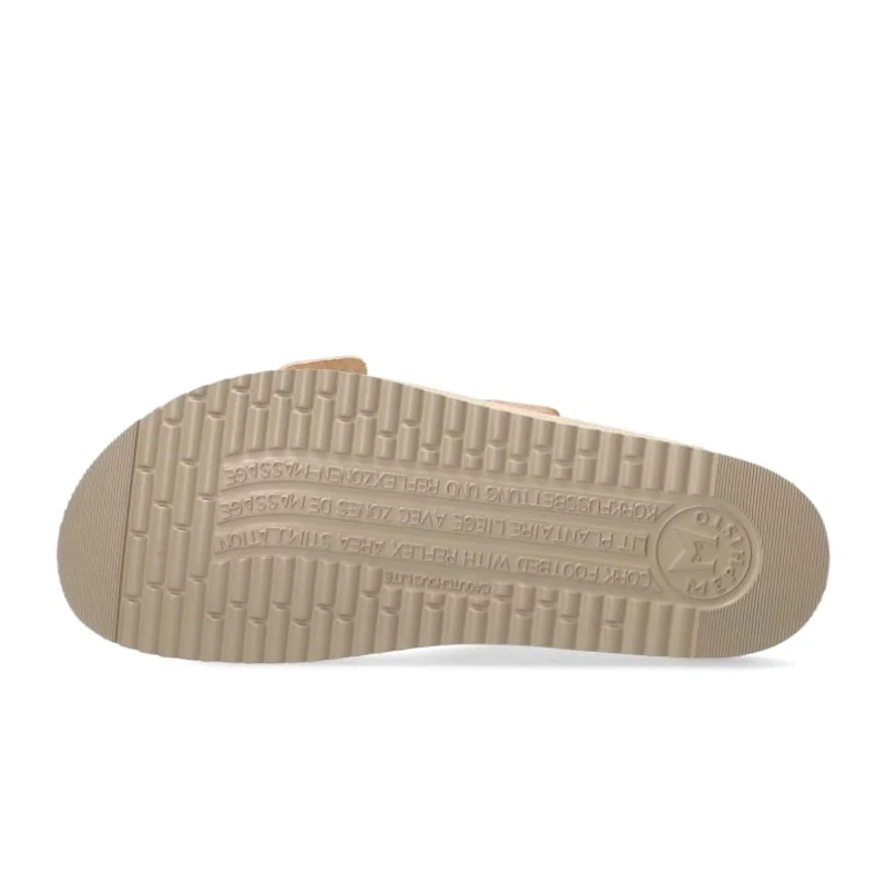 Mephisto Hester Slide Sandal (Women) - Light Sand Havana