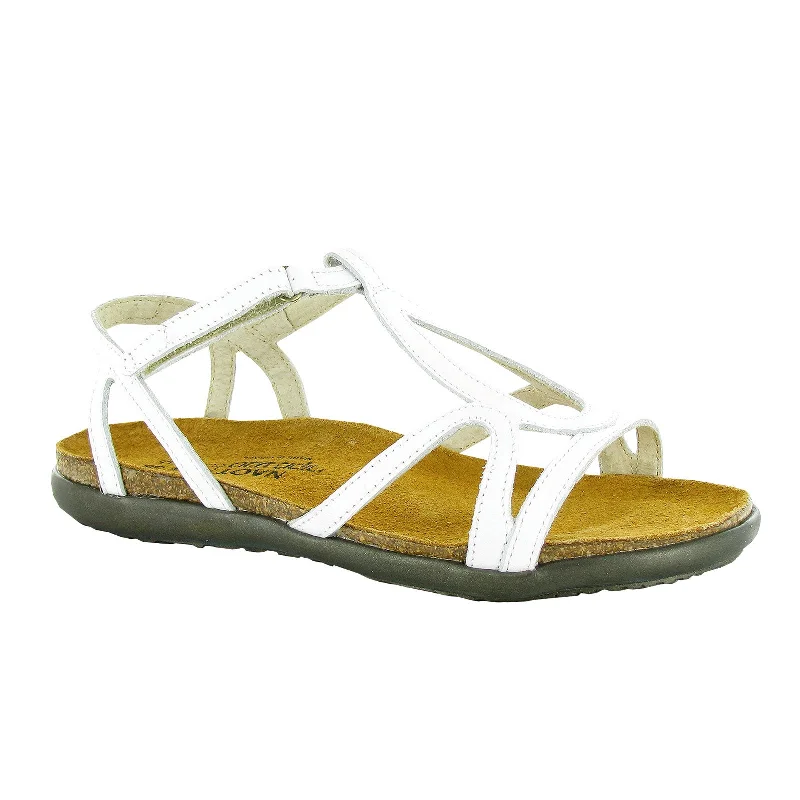 Naot Dorith Backstrap Sandal (Women) - White Leather