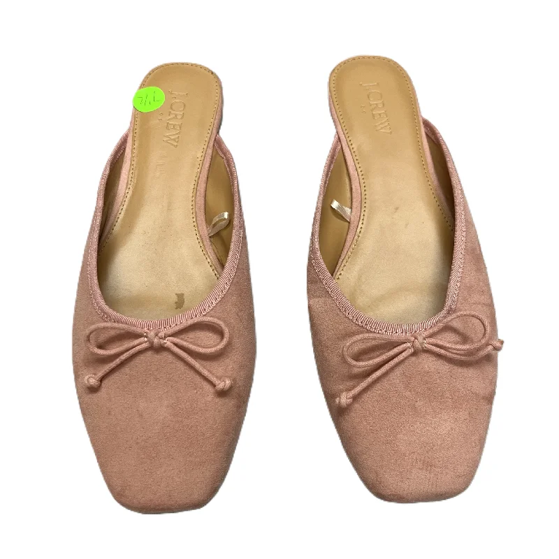 Pink Shoes Flats By J. Crew, Size: 7.5