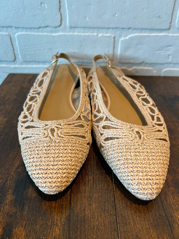 Tan Shoes Flats Talbots, Size 11