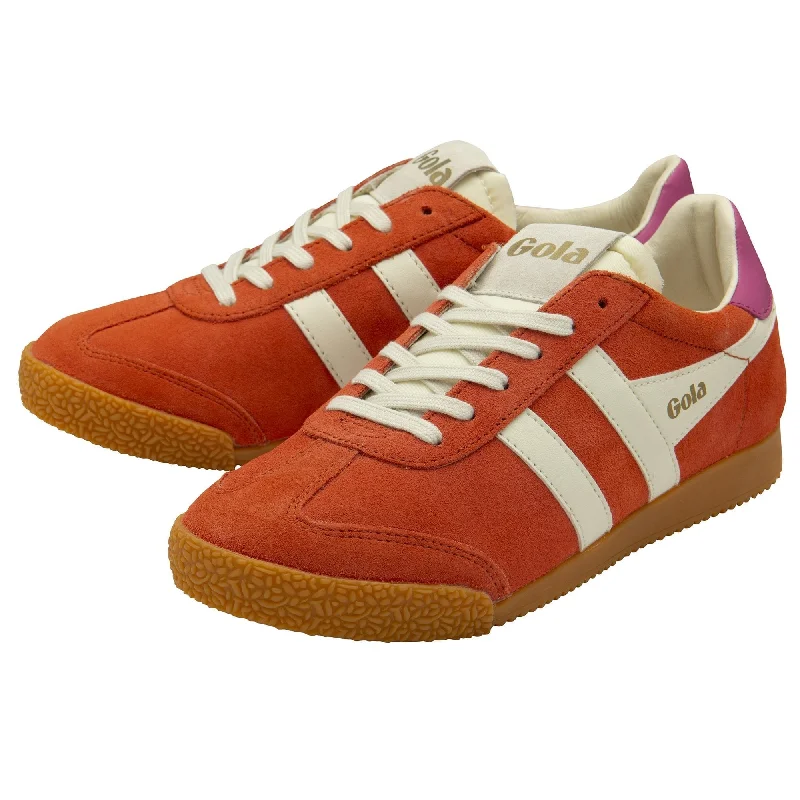 GOLA WOMEN'S ELAN SNEAKERS-CORAL/WHITE