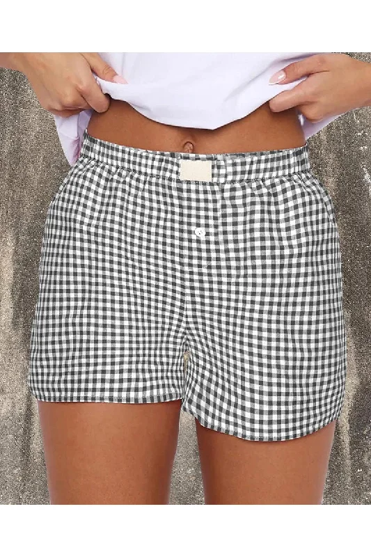 Checkered Boxer Shorts