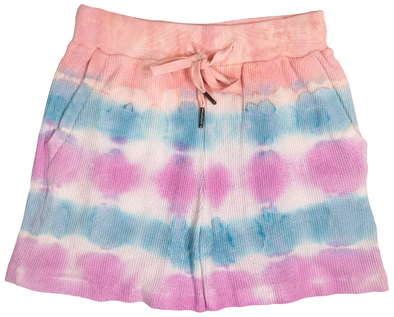 Simply Southern Candy Tie Dye Waffle Shorts