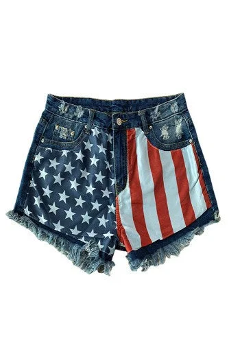 Stars and Stripes American Flag Shorts