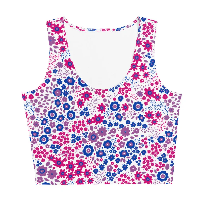 Bisexual Flowers Crop Tank