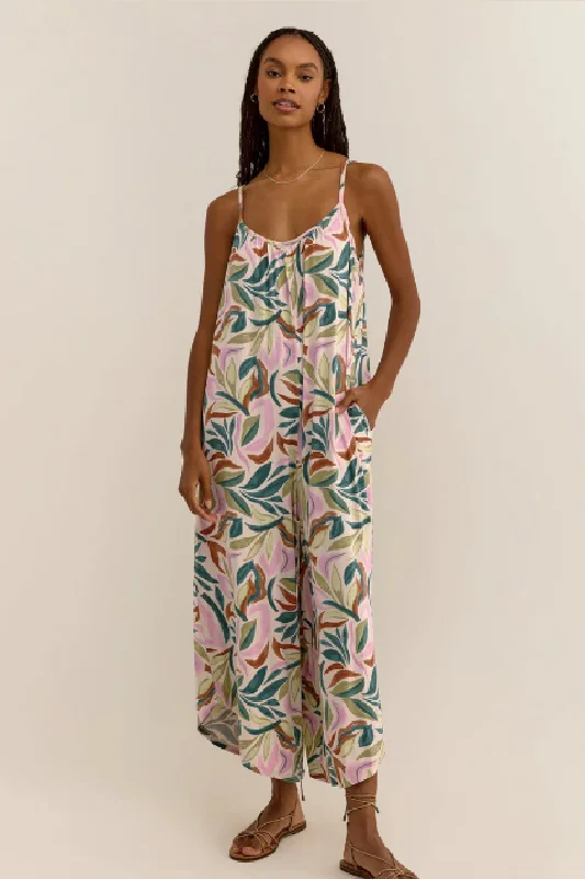 Flared Safari Jumpsuit