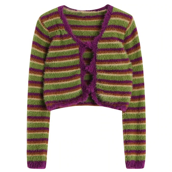 Indie Kid Fuzzy Cardigan