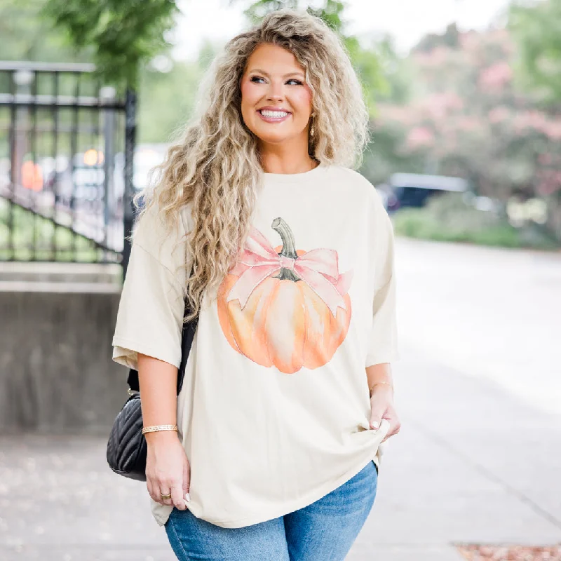 My Favorite Pumpkin Boyfriend Tee, Dust