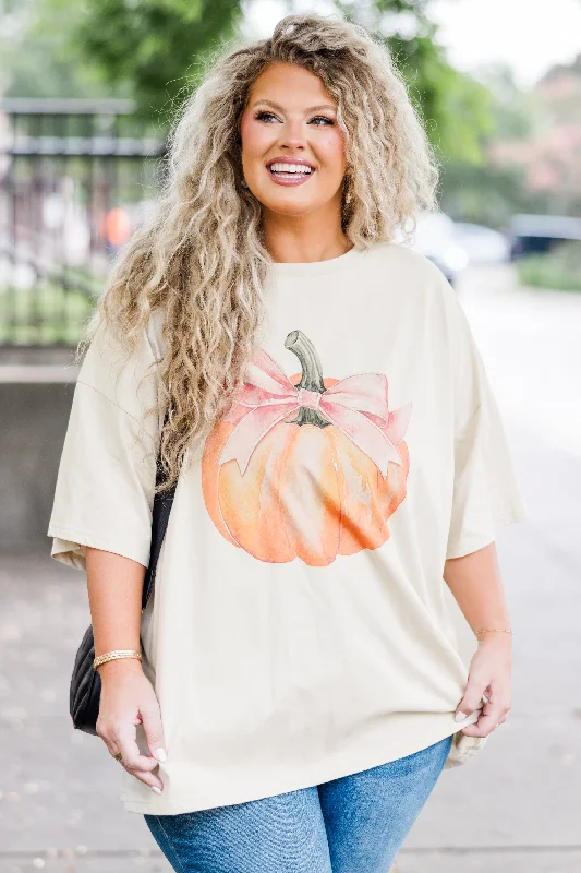 My Favorite Pumpkin Boyfriend Tee, Dust