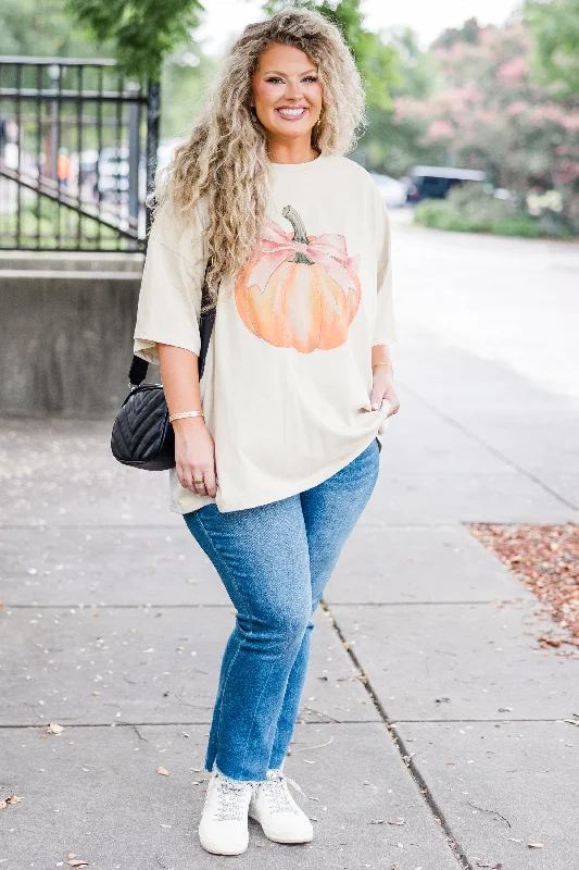 My Favorite Pumpkin Boyfriend Tee, Dust