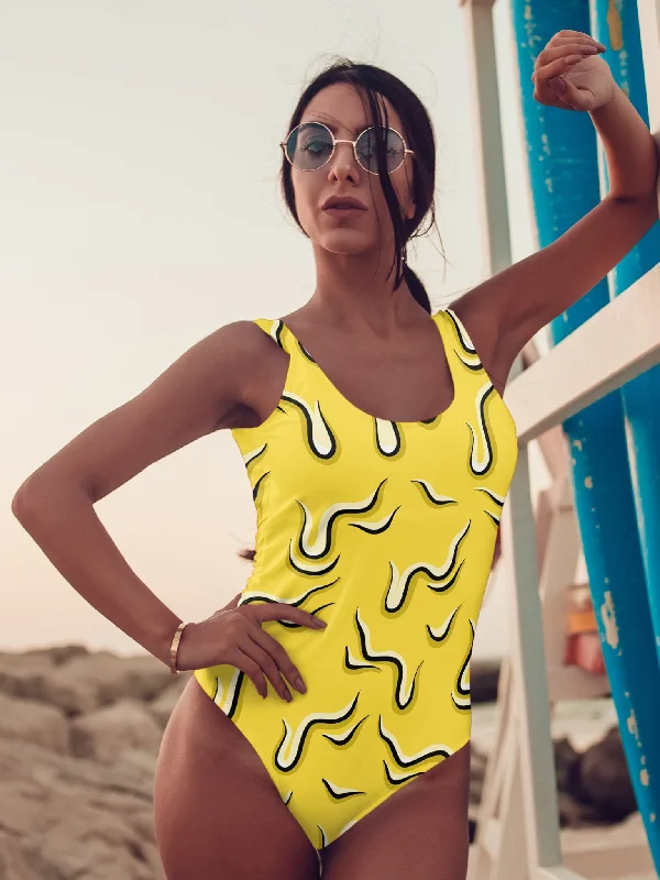 Neon Drippy (Yellow) Onepiece