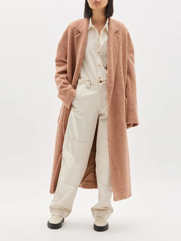 oversized woollen coat