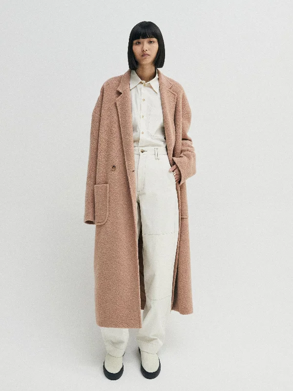 oversized woollen coat