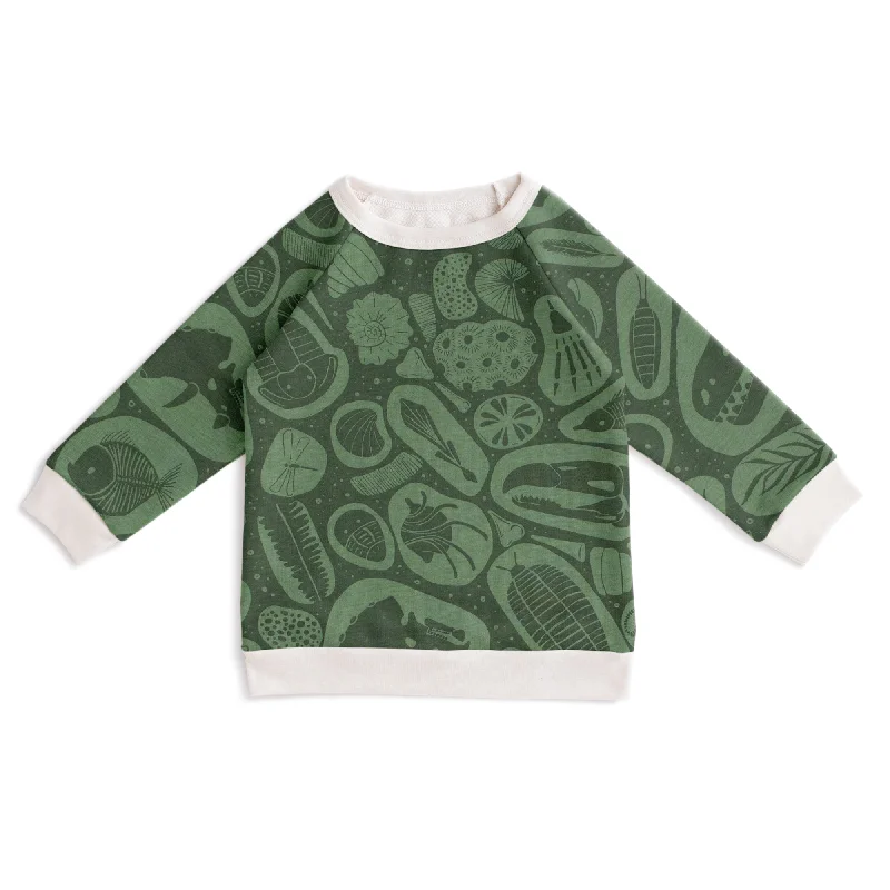 Sweatshirt - Fossils Green