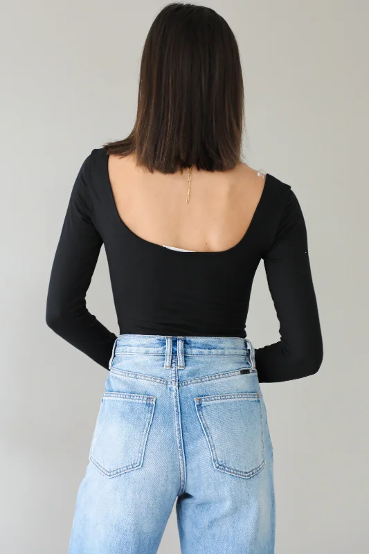 The Basics Bodysuit: Black