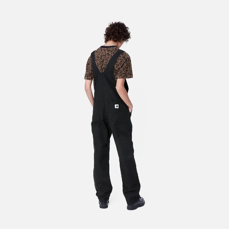 Women's Bib Overall Straight | Black