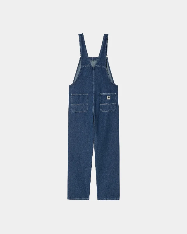 Women's Bib Overall Straight - Denim | Blue (stone washed)