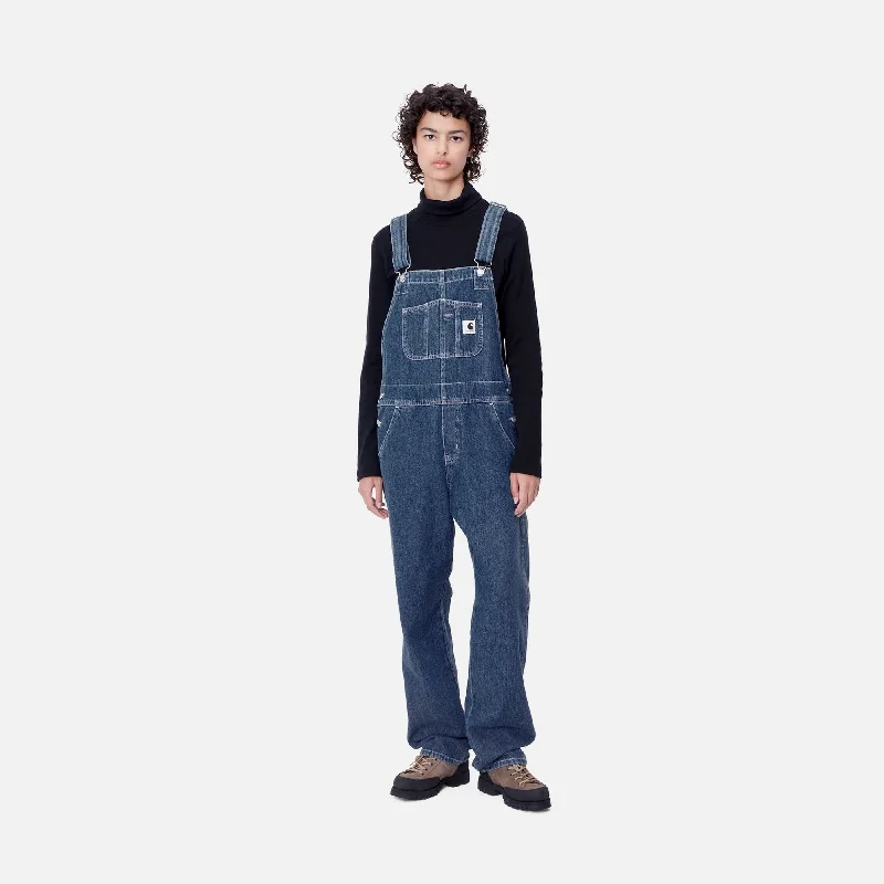 Women's Bib Overall Straight - Denim | Blue (stone washed)