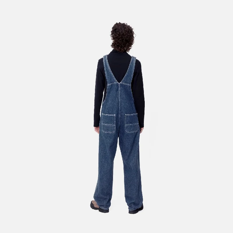 Women's Bib Overall Straight - Denim | Blue (stone washed)