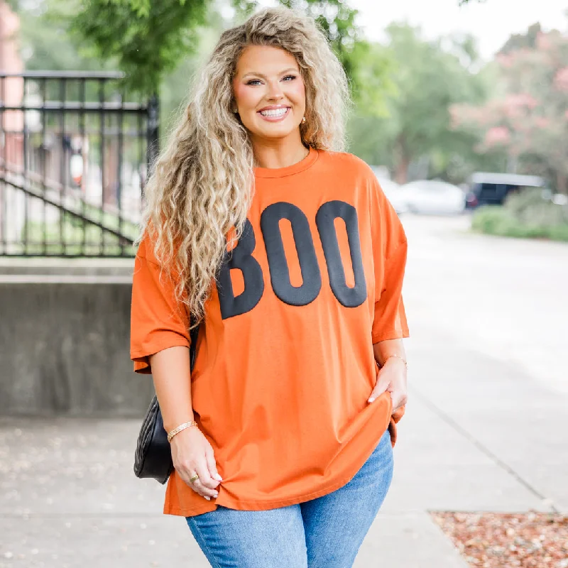 You're My Boo Boyfriend Tee, Rust