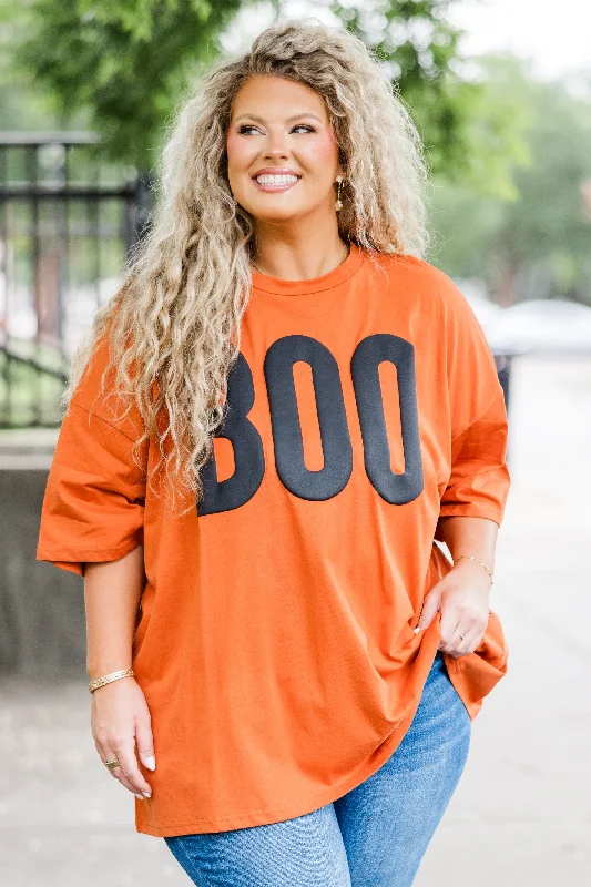 You're My Boo Boyfriend Tee, Rust