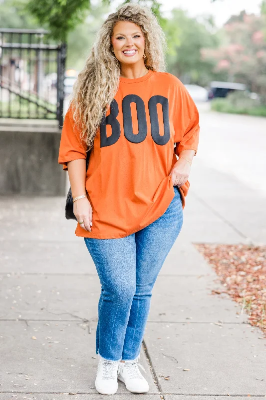 You're My Boo Boyfriend Tee, Rust