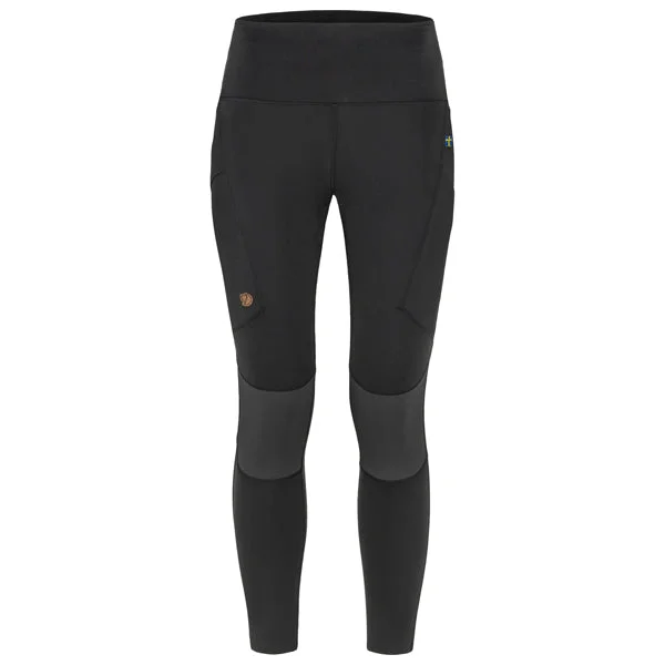 Fjällräven Women's Pants - Abisko Trekking Tights Pro - Black/Iron Grey