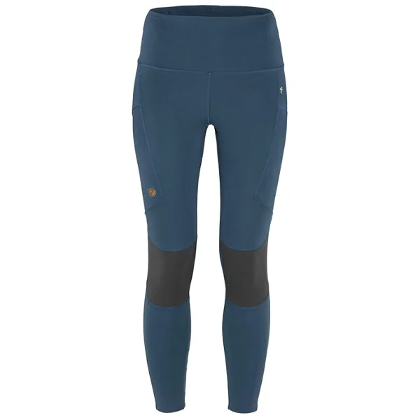 Fjällräven Women's Pants - Abisko Trekking Tights Pro - Indigo Blue/Iron Grey