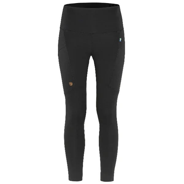 Fjällräven Women's Pants - Abisko Tights - Black