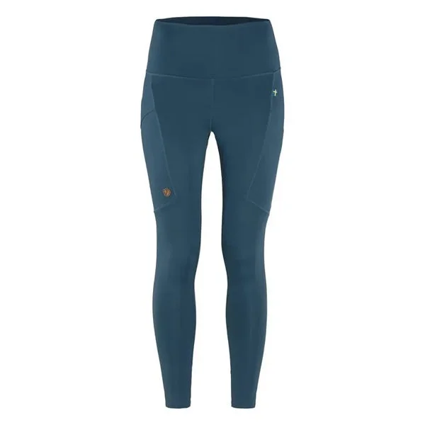 Fjällräven Women's Pants - Abisko Tights - Indigo Blue