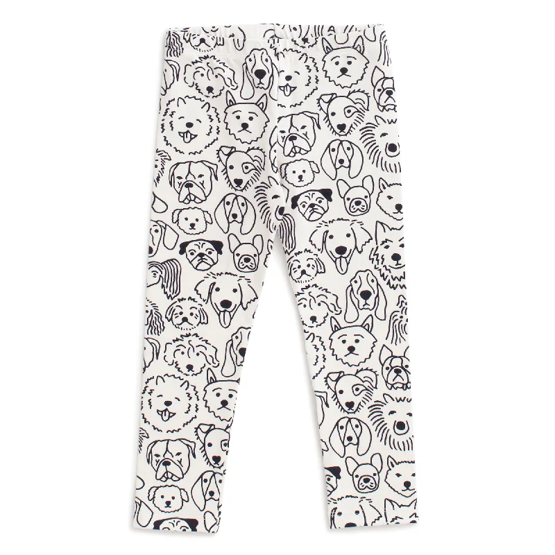 Leggings - Dogs Black