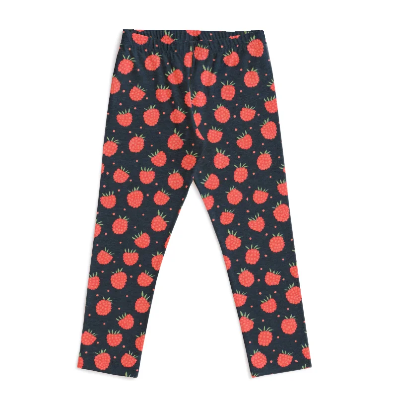 Leggings - Raspberries Night Sky