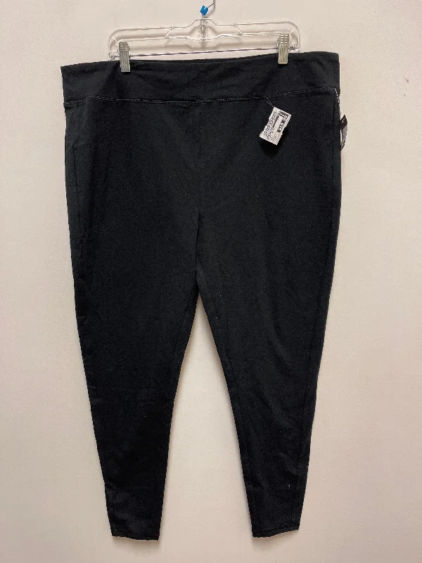 Pants Leggings By Eddie Bauer In Black, Size: 2x