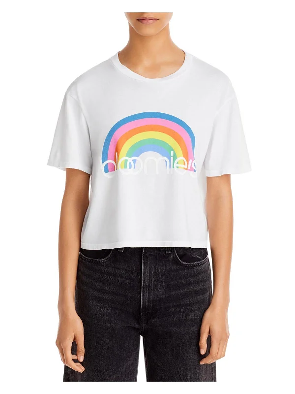 Rainbow Womens Graphic Boxy T-Shirt